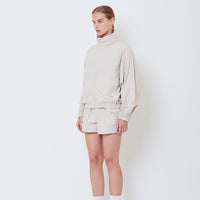 Women Hooded Jacket - Sand - SW2504087A