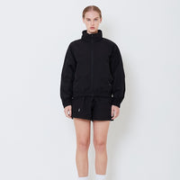 Women Hooded Jacket - Black - SW2504087B