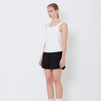 Women Double Layered Tank Top - Off White - SW2505088A