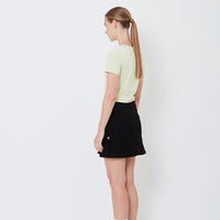 Women Graphic Cropped Top - Light Green - SW2505089B