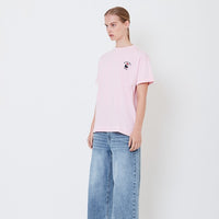 Women Graphic Oversized Top - Light Pink - SW2505090A