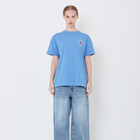 Women Graphic Oversized Top - Royal Blue - SW2505090C