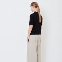 Women Essential Top - Black - SW2505091B