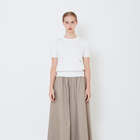 Women Knit Top - Off White - SW2505093A