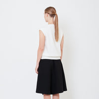 Women Knit Vest - Off White - SW2505094A