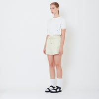Women Nylon Shorts - Light Green - SW2505097A