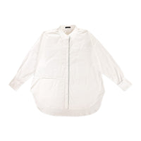Women Oversized Striped Shirt - Off White - SW2505098A