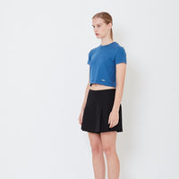 Women Cropped Top - Dusty Blue - SW2506103C