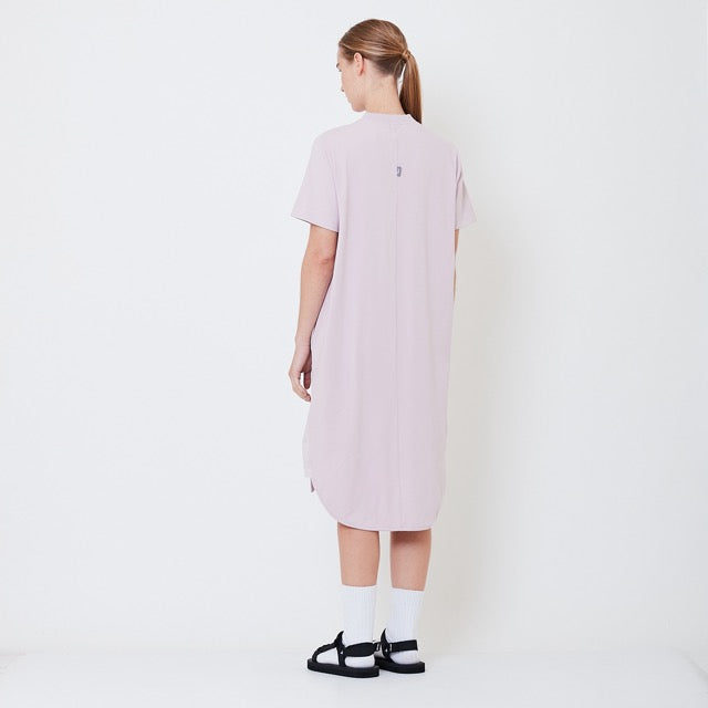 Women Combined Midi Dress - Dusty Purple - SW2506106A