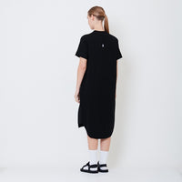Women Combined Midi Dress - Black - SW2506106B