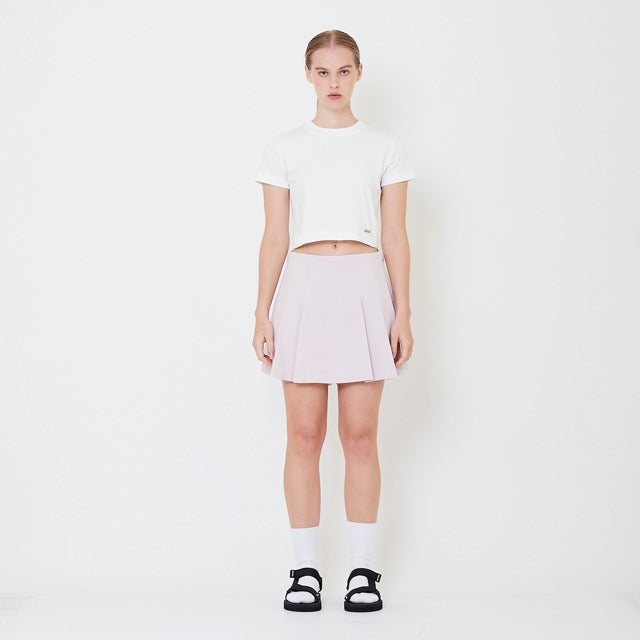 Women Pleated Skort - Dusty Purple - SW2506112A