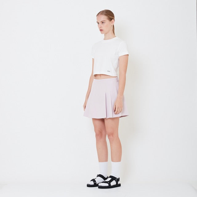 Women Pleated Skort - Dusty Purple - SW2506112A