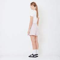 Women Pleated Skort - Dusty Purple - SW2506112A