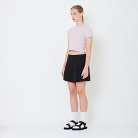 Women Pleated Skort - Black - SW2506112B