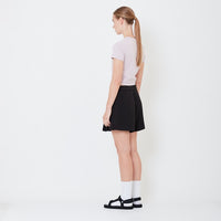 Women Pleated Skort - Black - SW2506112B