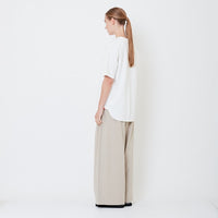 Women Pleated Long Pants - Light Grey - SW2506114A