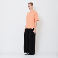 Women Pleated Long Pants - Black - SW2506114B