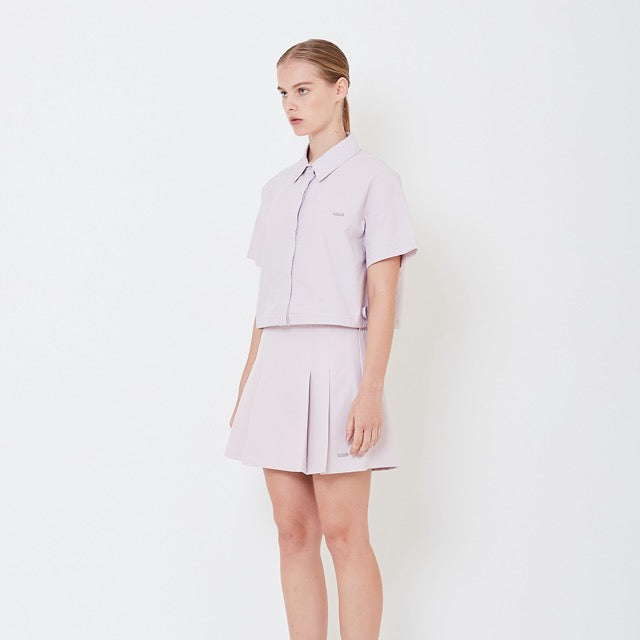 Women Cotton Shirt - Dusty Purple - SW2506115A