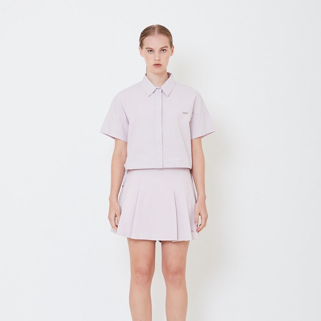 Women Cotton Shirt - Dusty Purple - SW2506115A