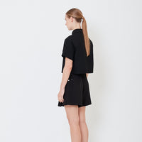 Women Cotton Shirt - Black - SW2506115B