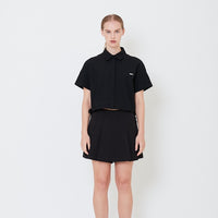Women Cotton Shirt - Black - SW2506115B