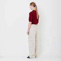Women Cargo Pants - Khaki - SW2506117A