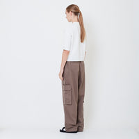 Women Cargo Pants - Grey - SW2506117B