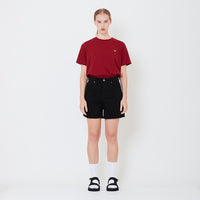 Women High Waist Bermuda Shorts - Black - SW2506119C