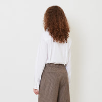 Women Shirt With Neckerchief - Off White - SW2508128A