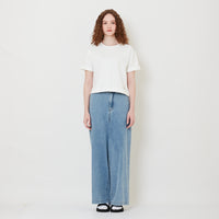 Women Straight Cut Jeans - Light Blue - SW2508129A