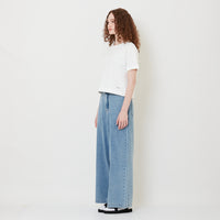 Women Straight Cut Jeans - Light Blue - SW2508129A