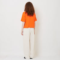 Women Barrel Leg Long Pants - Sand - SW2509142A