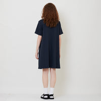 Women Combined Short Dress - Navy - SW2509147B
