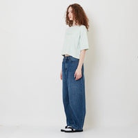 Women Barrel Leg Jeans - Blue - SW2509151A