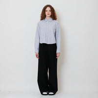 Women Wide-Leg Long Pants - Black - SW2509156B