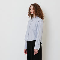 Women Oxford Shirt - Light Grey - SW2509240B