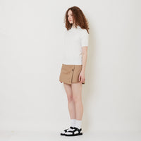 Women Overlap Skort - Khaki - SW2510167A