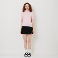 Women Overlap Skort - Black - SW2510167B