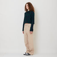 Women Corduroy Pants - Light Khaki - SW2510174A