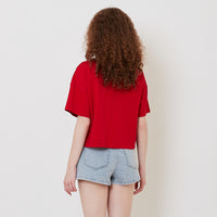 Women Embroidery Cropped Top - SW2511177