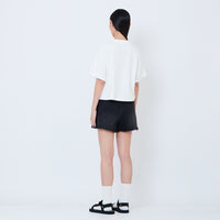 Women Denim Shorts - Black - SW2603080D