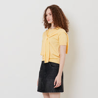 Women 2-in-1 Knit Top - Yellow - SW2511182A