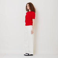 Women Wide-Leg Jeans - Off White - SW2511191A