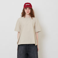 Women Cotton Nylon Top - Light Khaki - SW2512216A