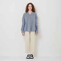 Women High Waisted Pants with Belt - Light Khaki - SW2512223A