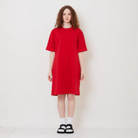 Women Embroidery Combined Dress - Red - SW2512226B