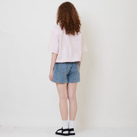 Women Denim Skort - Light Blue - SW2512236A