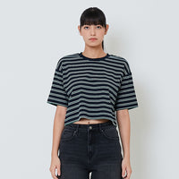 Women Striped Cropped Top - SW2601003