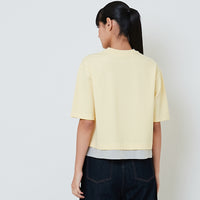 Women Combined Top - Yellow - SW2601010B