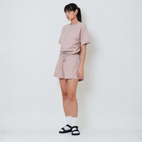 Women Nylon Shorts - Pink - SW2601016B